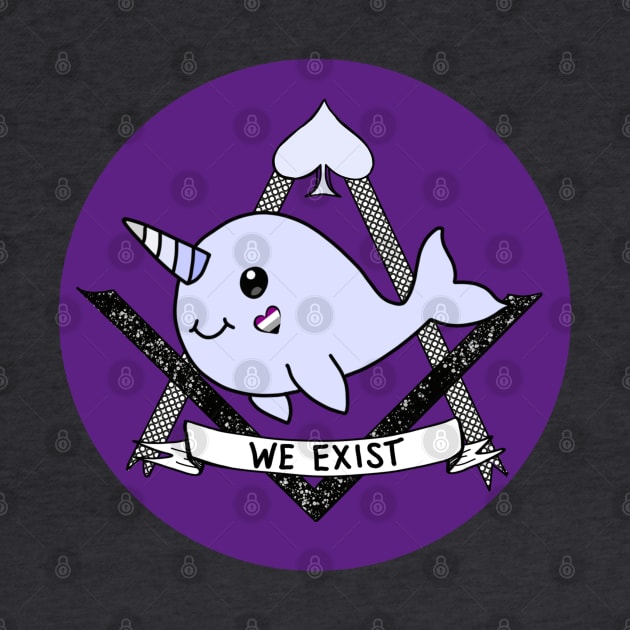 Asexual Narwhal Pride by Salty Said Sweetly